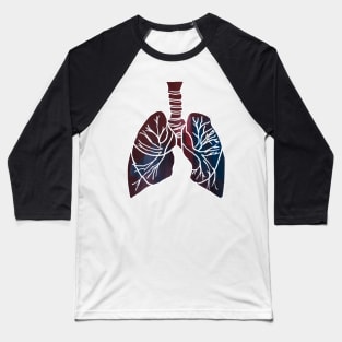 Gouached Lungs Baseball T-Shirt